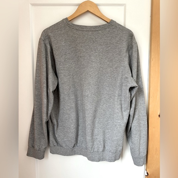 Vintage style crew neck sweater, grey, size M - Picture 2 of 3